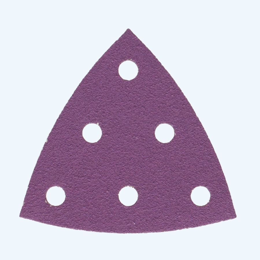 Basicline driehoek schuurvel 93 x 93 x 93 mm K80 / Type 2