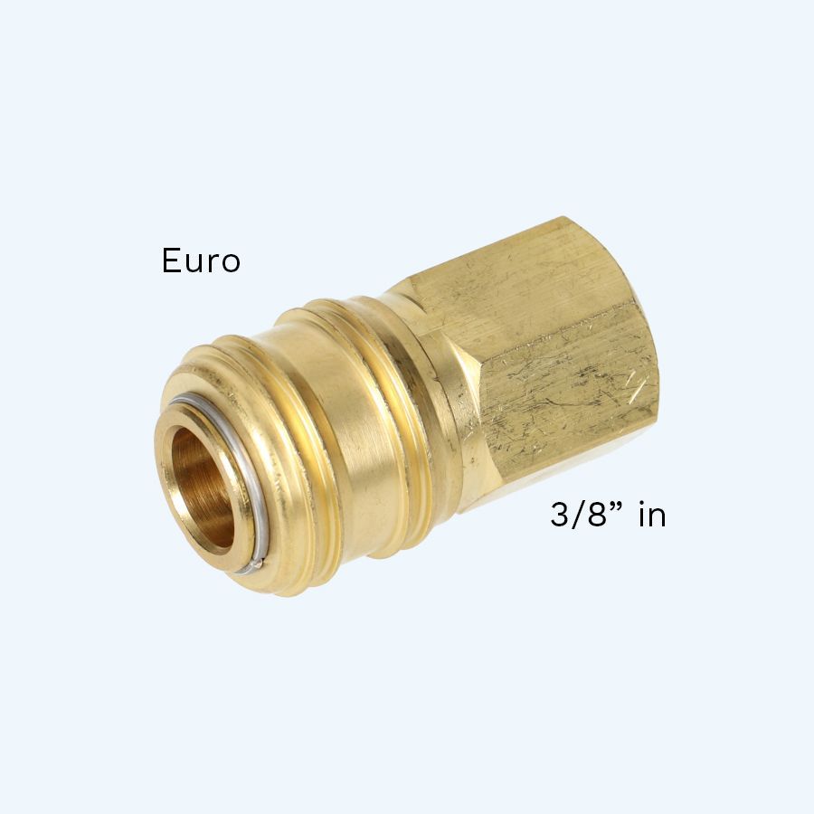 Euro snelkoppeling met 3/8" inwendig draad