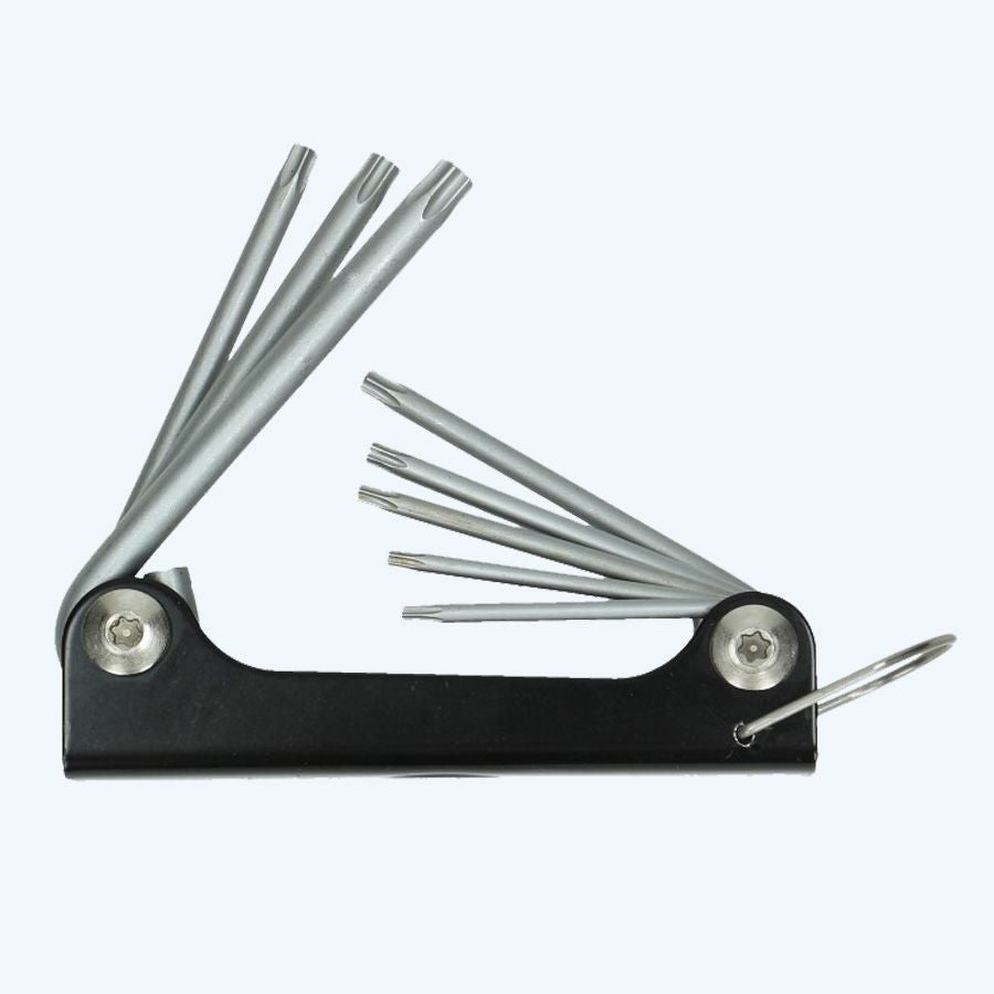 Inbussleutelset zakmesmodel Torx