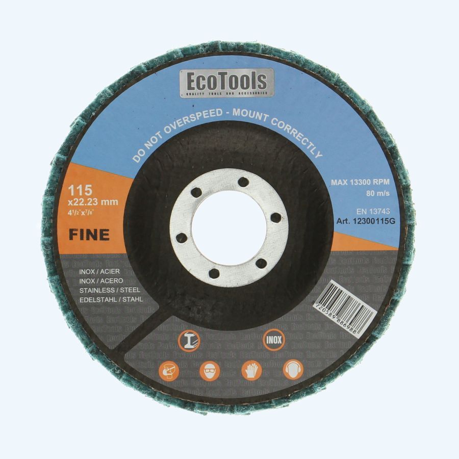 Polijst lamellenschijf EcoTools 115 mm Fijn