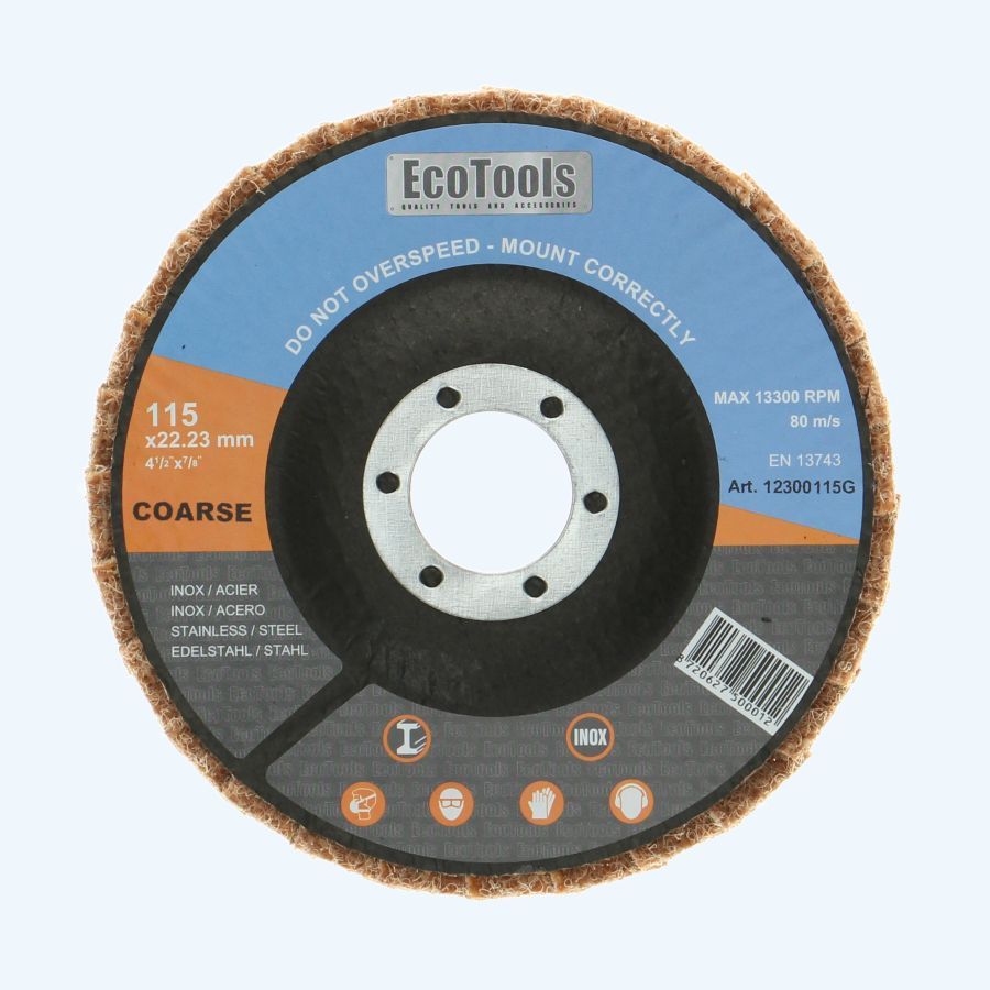 Polijst lamellenschijf EcoTools 115 mm Grof