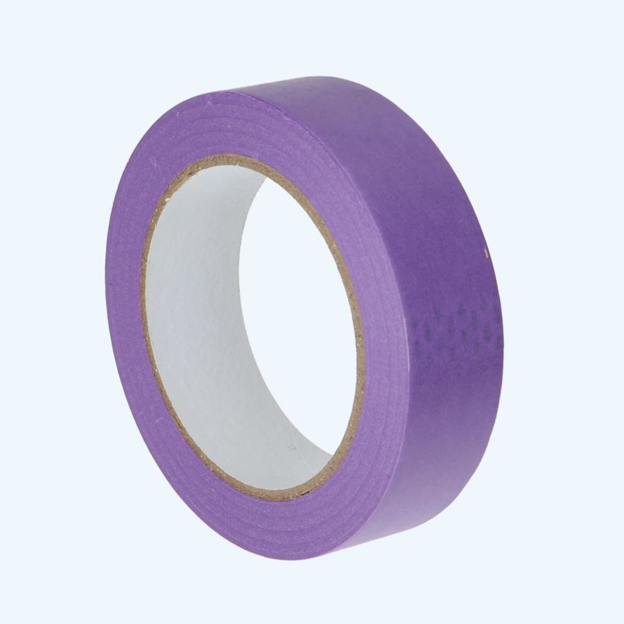 Afplaktape rijstpapier 30 mm x 50 meter (lila)