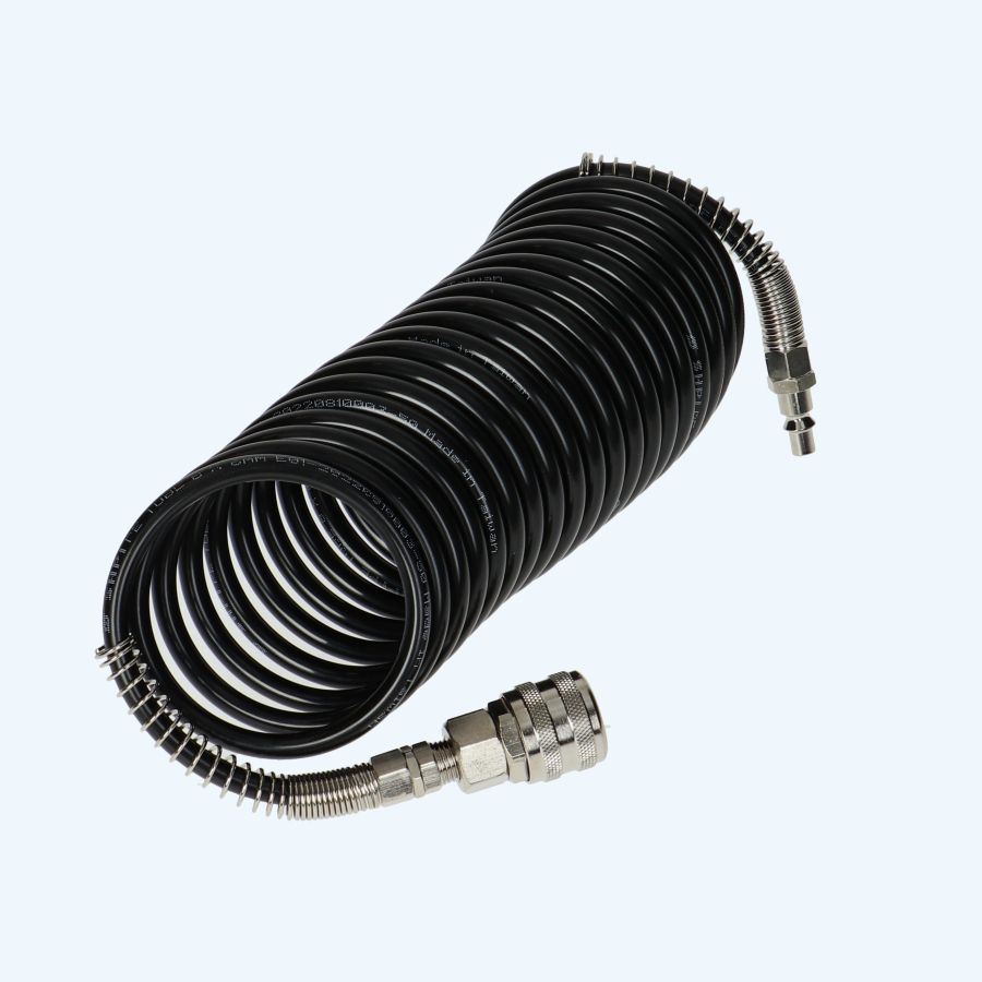 5 meter PE spiraalslang Orion koppeling