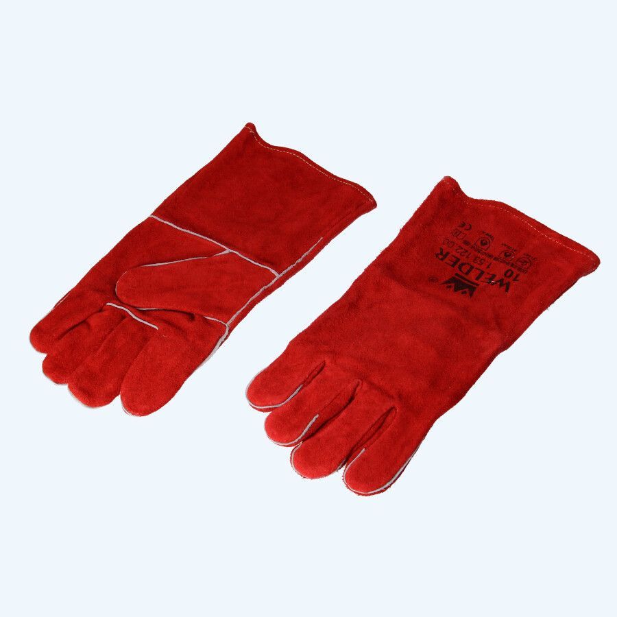 Lashandschoenen splitleder Kevlar gestikt (maat 10)