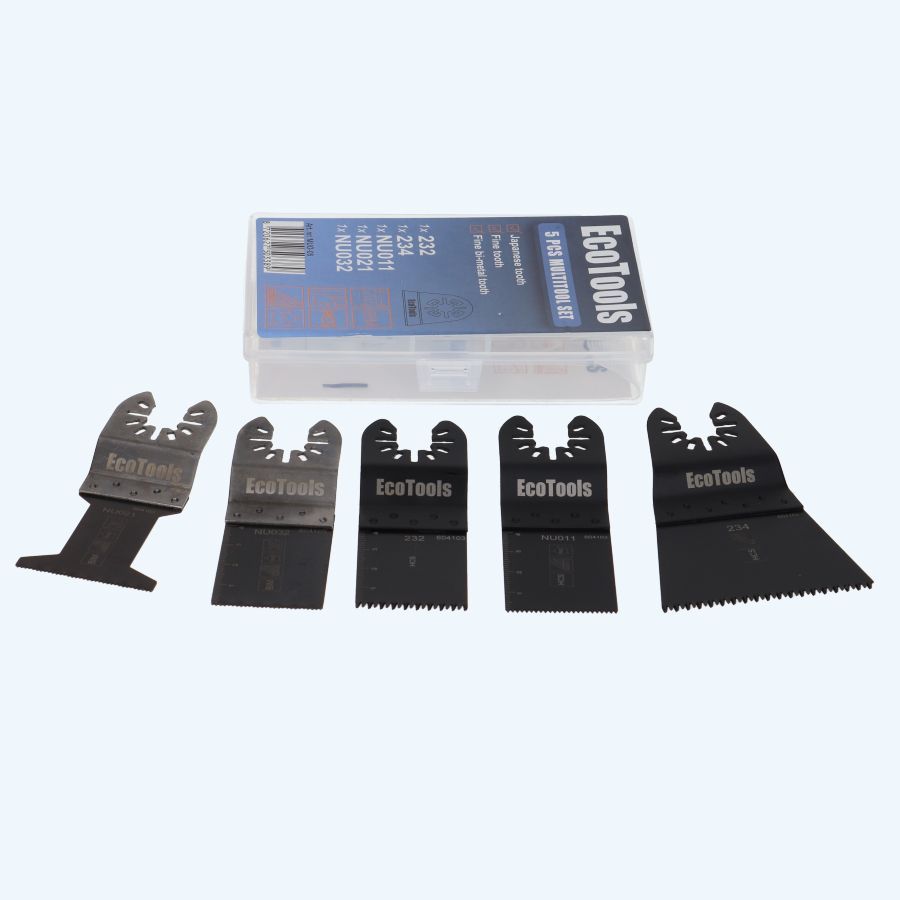 5-delige multitool set universele aansluiting open