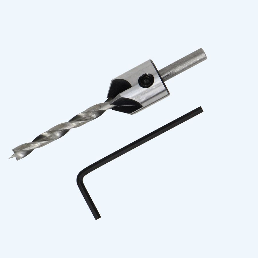 Opsteek-verzinkboor 4,0 mm met HSS centreerboor
