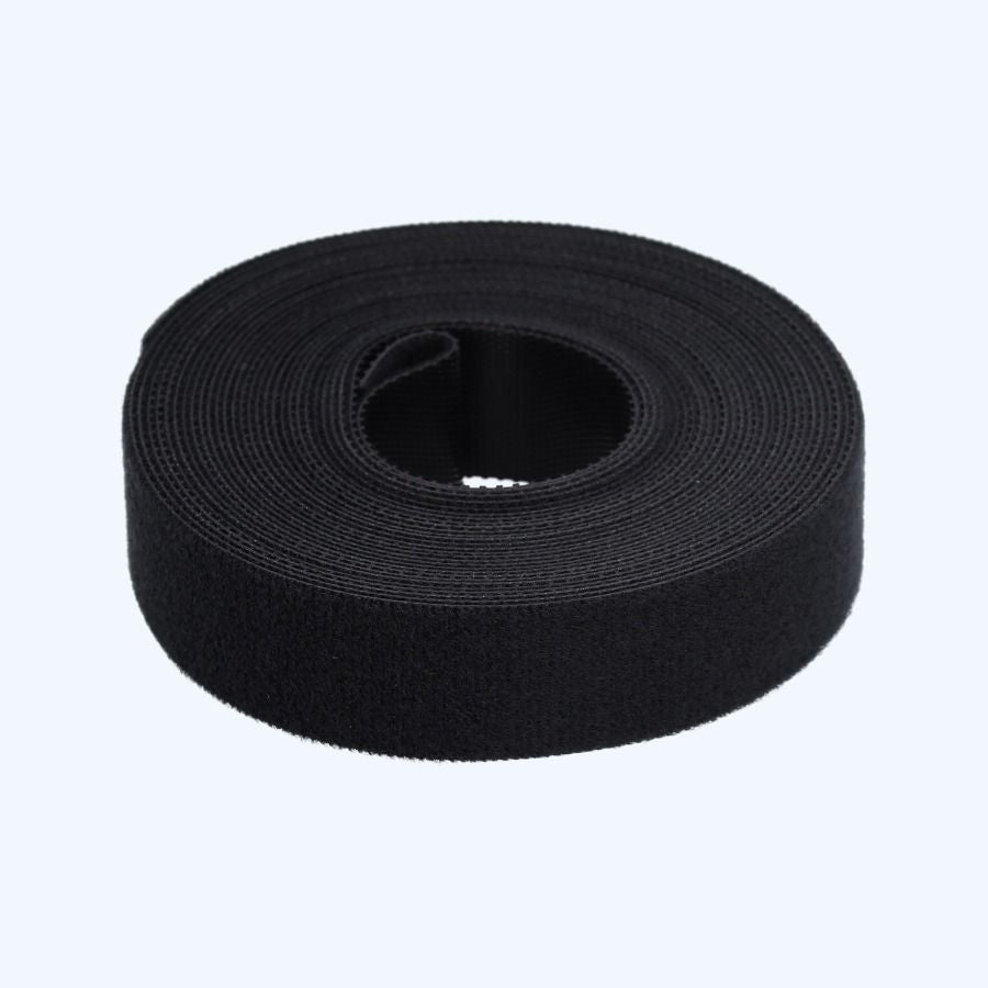 Rol klittenband 20 mm x 5 meter zwart