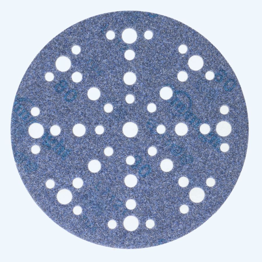 50 st Ceramic schuurschijf klittenband 150 mm, 49 stofgaten K240