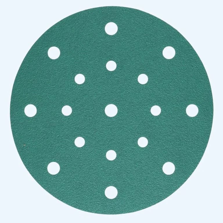 50 st Topline schuurschijf klittenband 150 mm, 17 stofgaten K1000