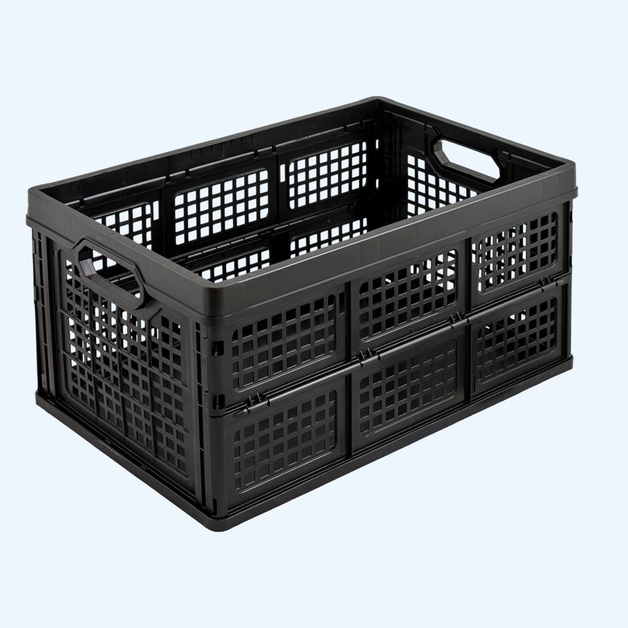 Vouwkrat zwart 530 x 350 x 283 mm