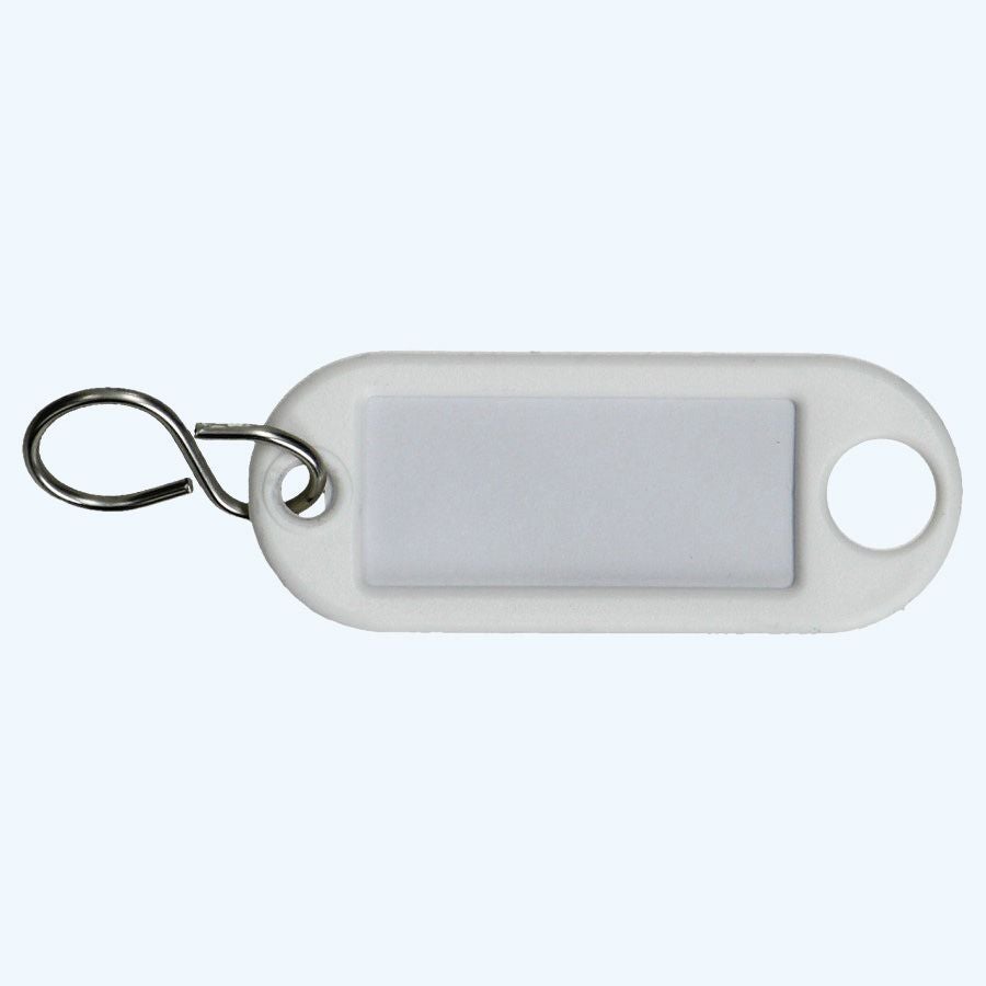 Sleutellabel wit