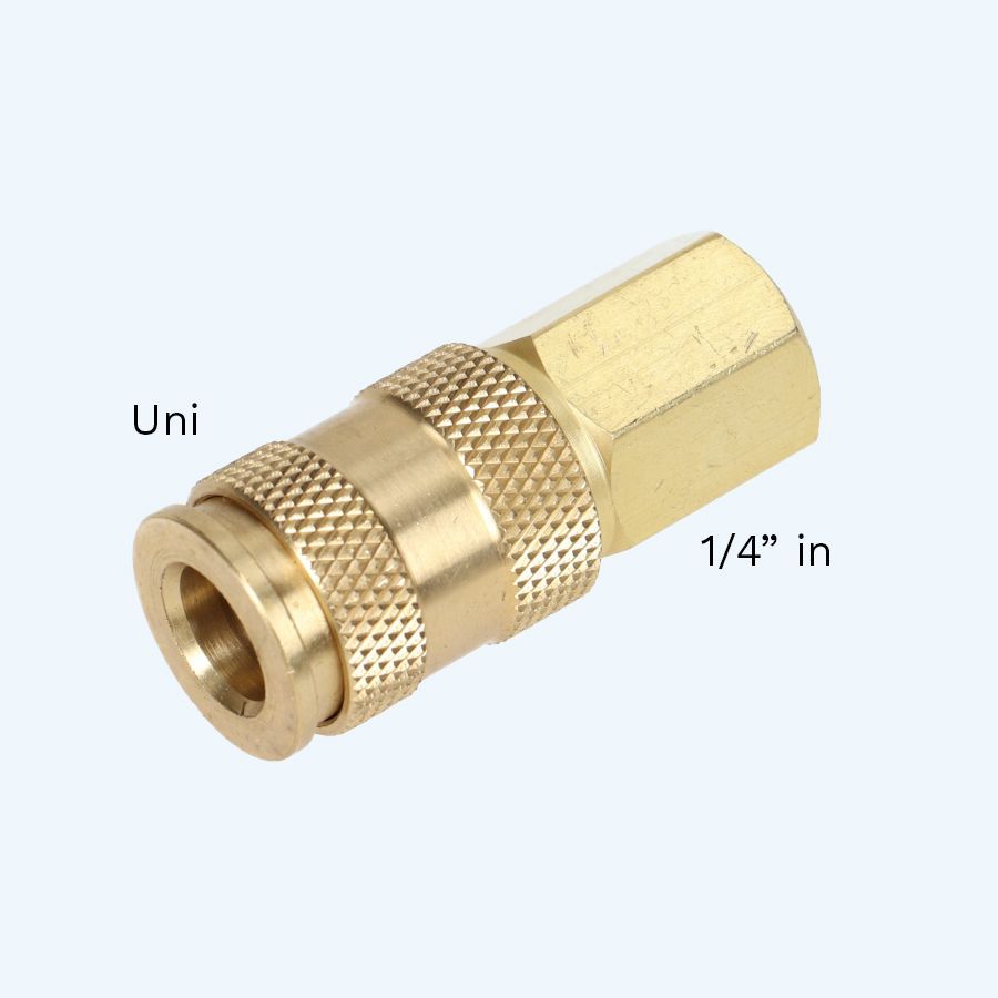 Universele snelkoppeling met 1/4" inwendig draad