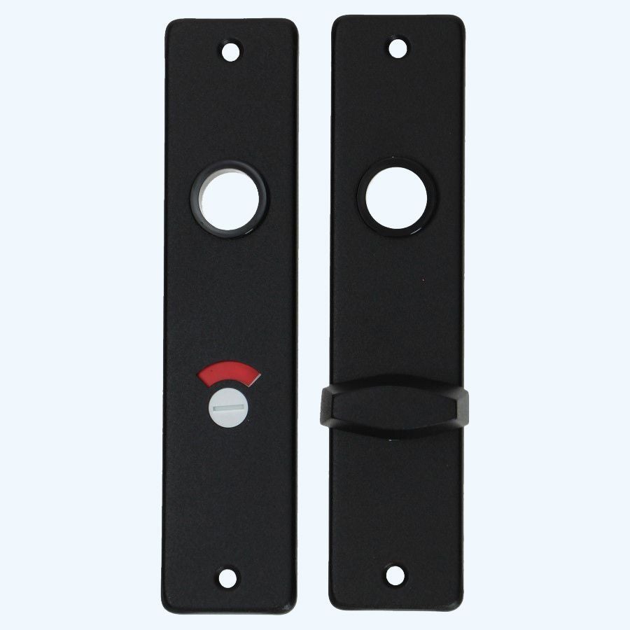 Kortschild voor WC badkamerslot PC 63 zwart