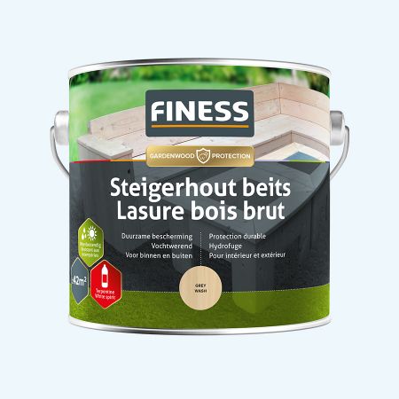 FINESS Steigerhoutbeits 2,5 L Grey-wash