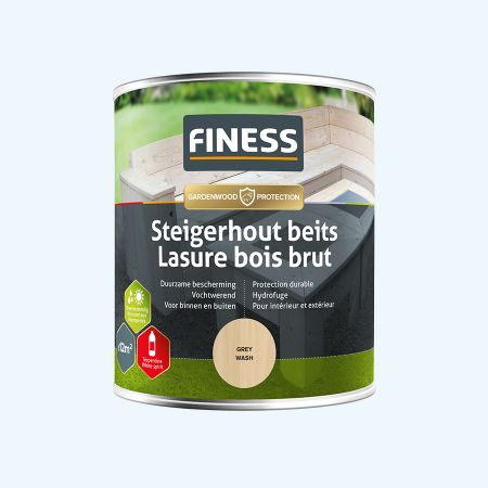 FINESS Steigerhoutbeits 750 ml Grey-wash