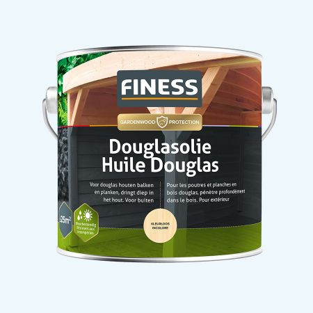 FINESS Douglas olie 2,5 L Kleurloos