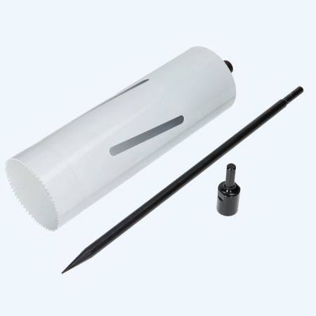 Bi-metaal dakdoorvoerboor 130 mm (incl. adapter en centreerpen)