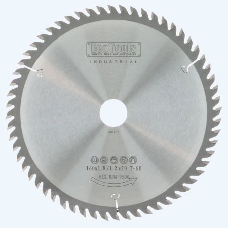 HM-zaagblad Industrial 160 x 20 mm T=60 (1,8/1,2 mm)