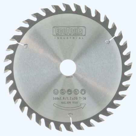 HM-zaagblad Industrial 160 x 20 mm T=36 (1,8/1,2 mm)