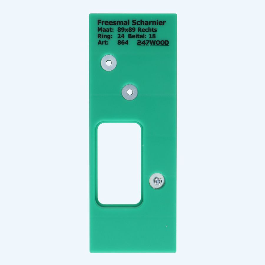 Freesmal voor rechthoekige sneden, bovenfrees, verstelbaar (300 mm x 300 mm